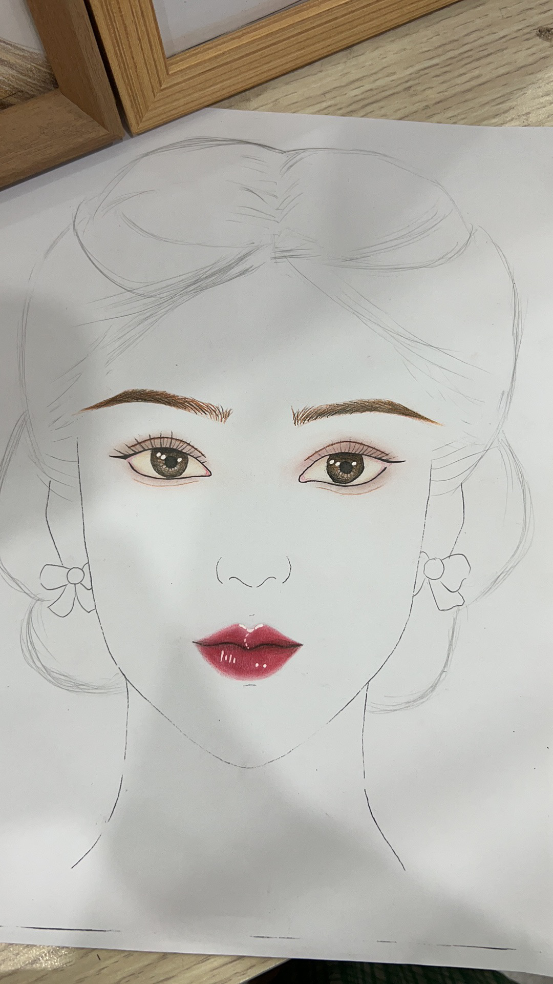千万不要去化妆学校学化妆,美人图你会越画越好看,眼睛嘴唇眉毛