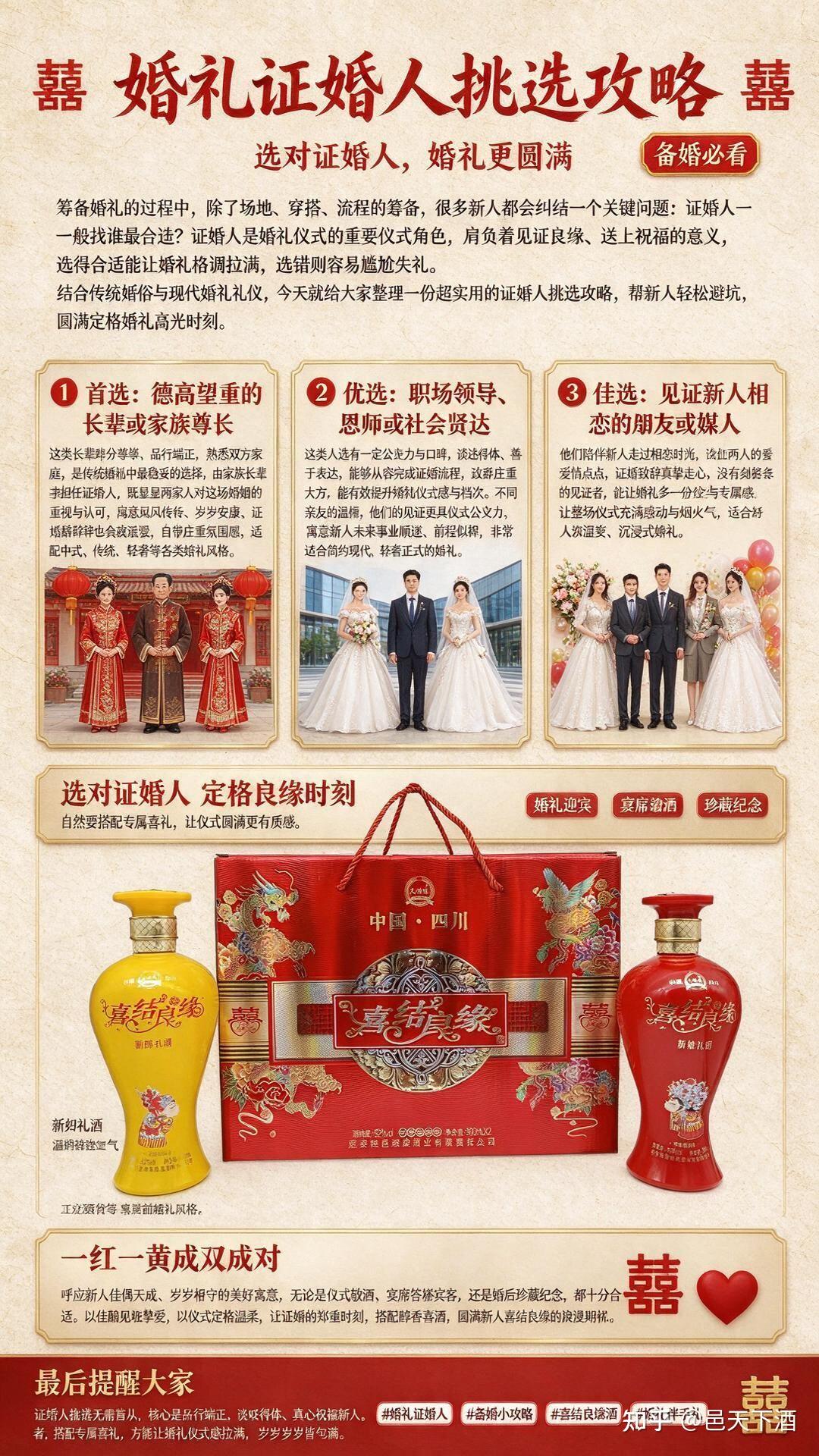 婚礼证婚人挑选指南！选对才体面走心