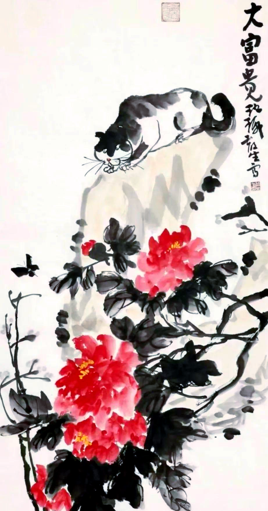 中国当代大写意画家,艺