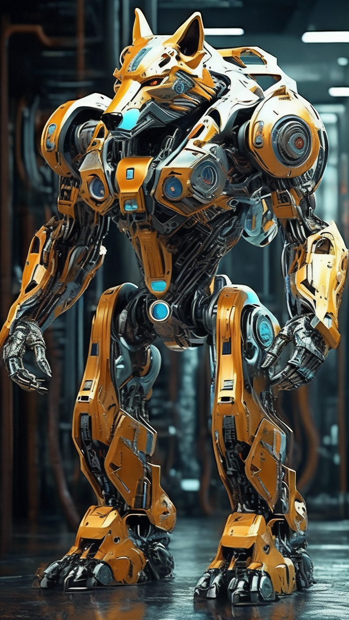 时尚君 的想法: 机械狼人:科幻艺术