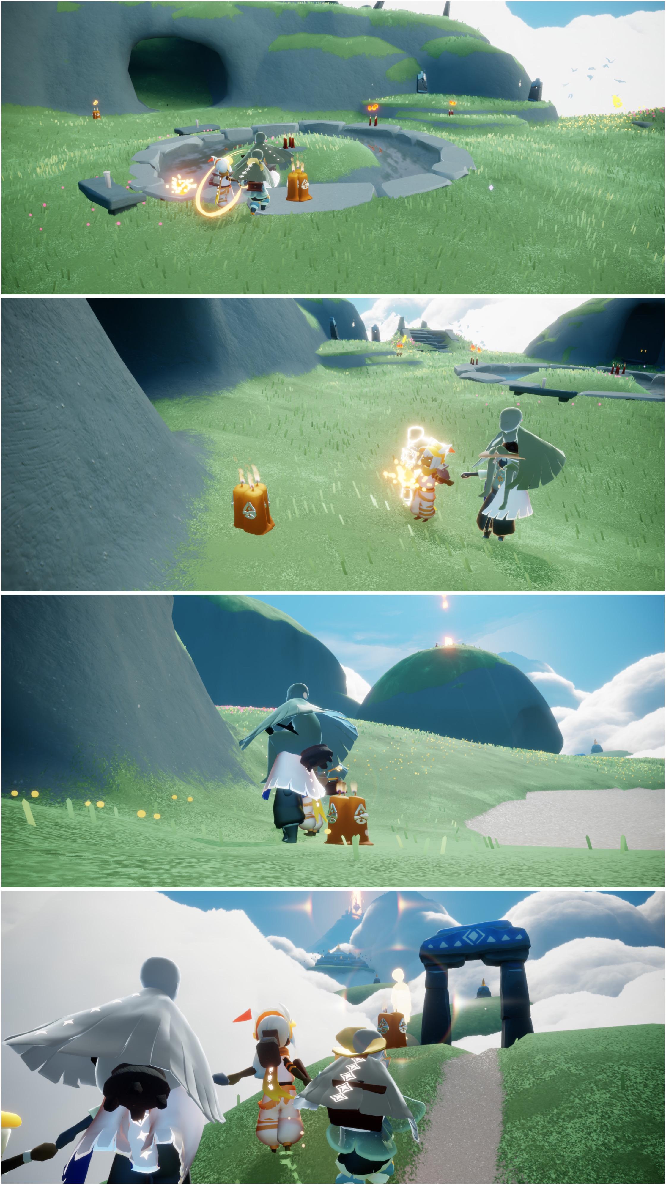 拯救鳐鲲位置(雨林水母地图,两个位置)先祖回忆位置(云野三岛地图