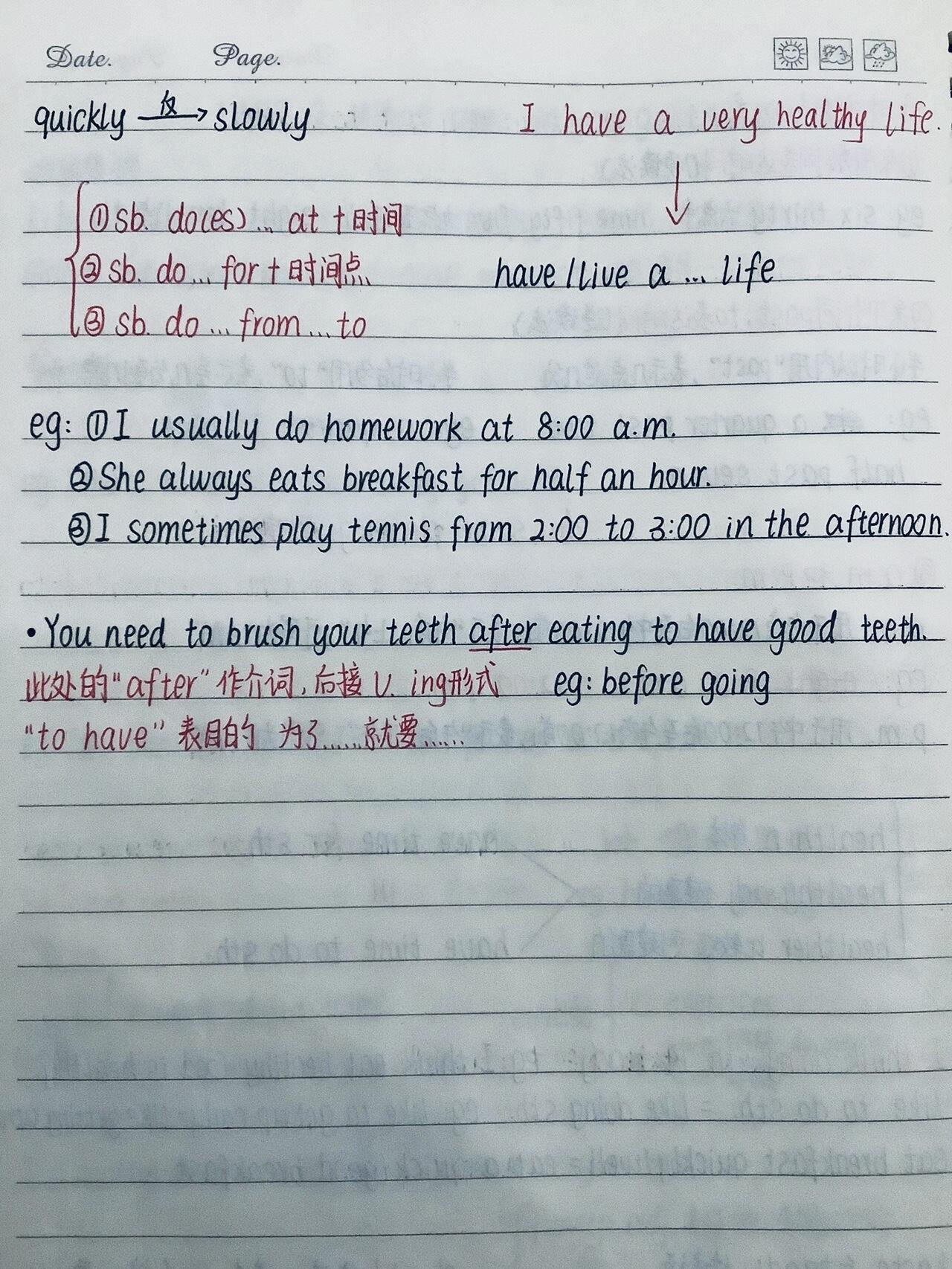 七年级下学期英语第二单元必背重要知识点笔记根据不同省份版本编写的