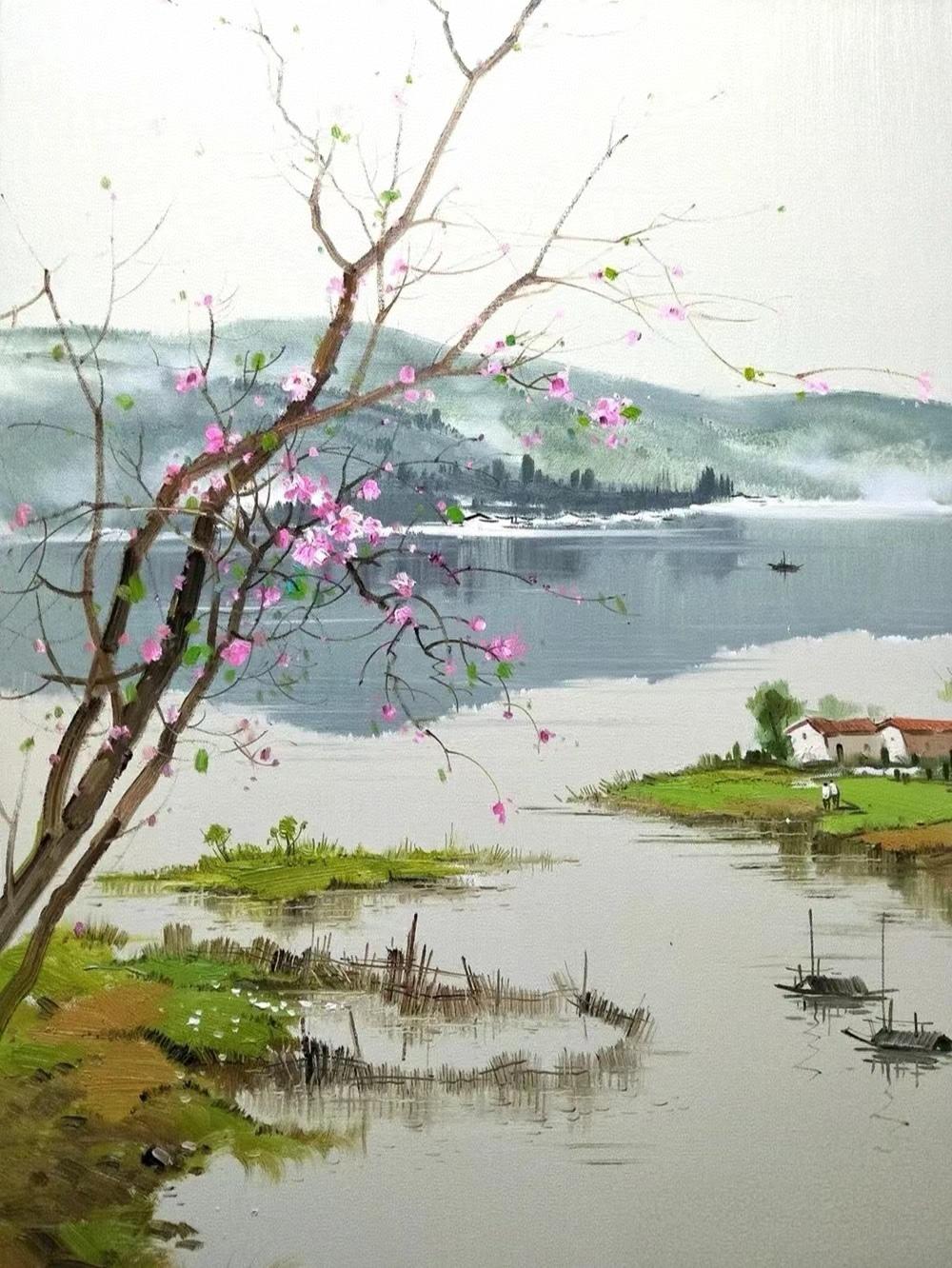 会员专业从事油画创作22年至今擅长风景油画创作画面追求中西艺术精