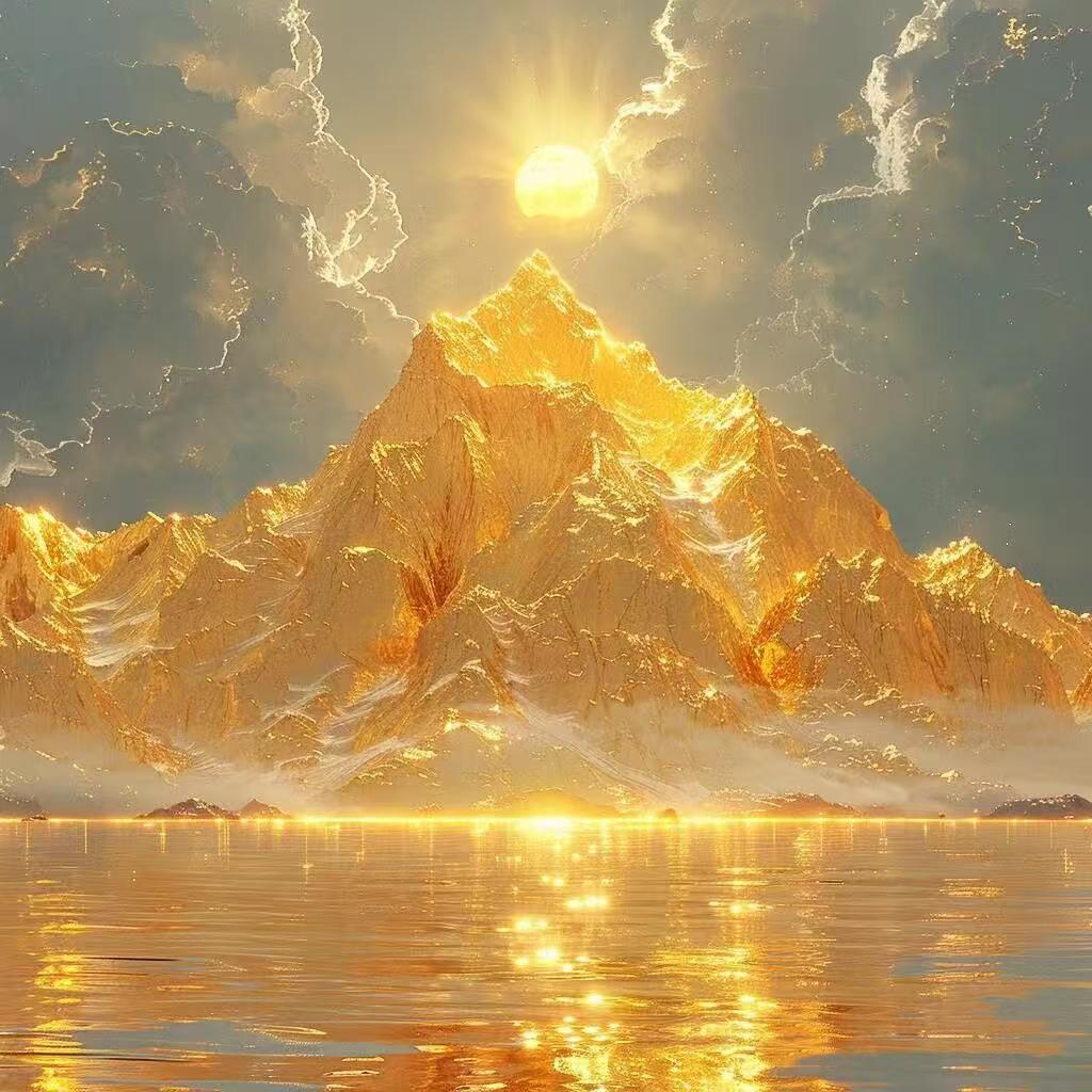 好比一只流浪狗 的想法: 日照金山