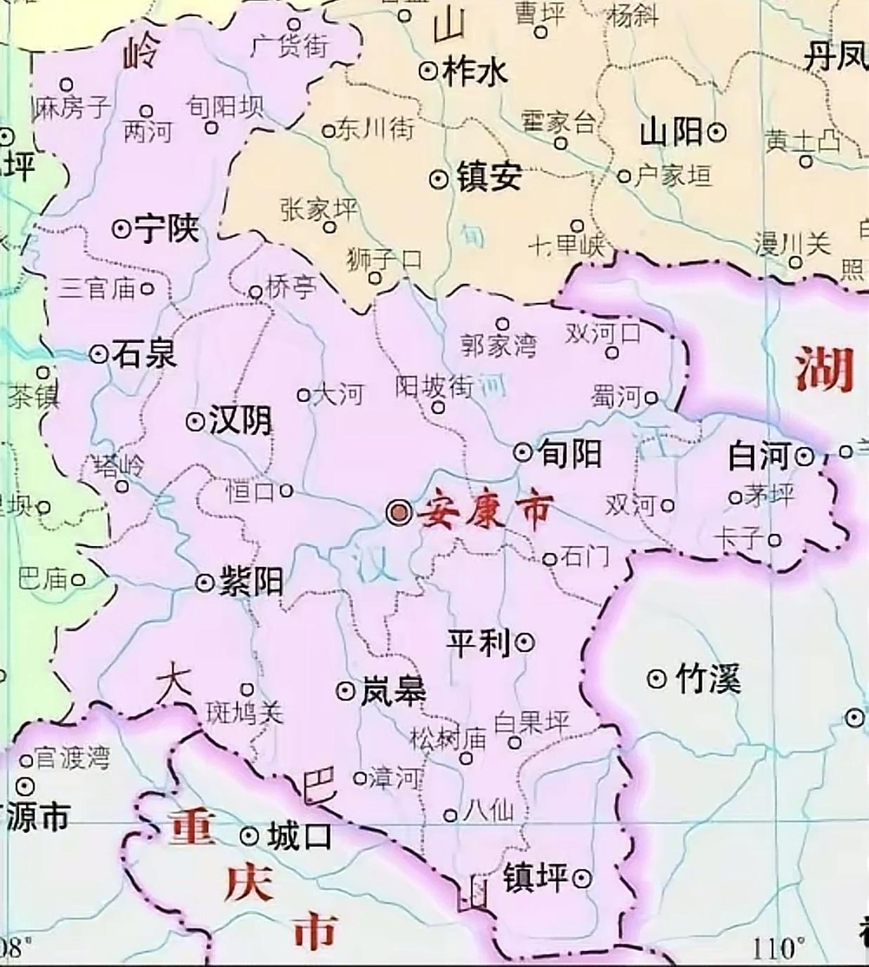 镇坪县地图全图高清图片