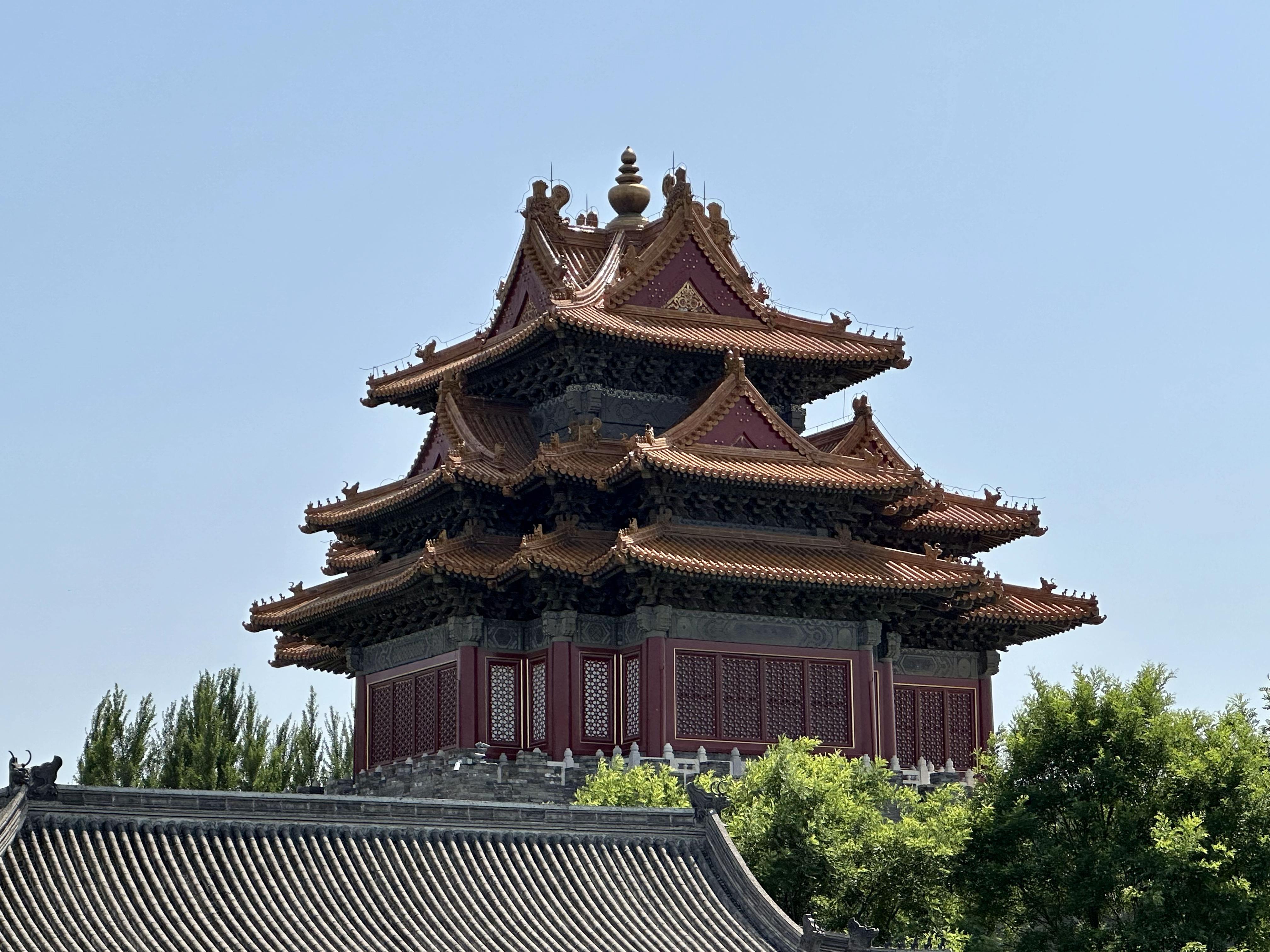 【故宫角楼】也叫紫禁城角楼,位于北京市东城区景山前街4号北京宫宫