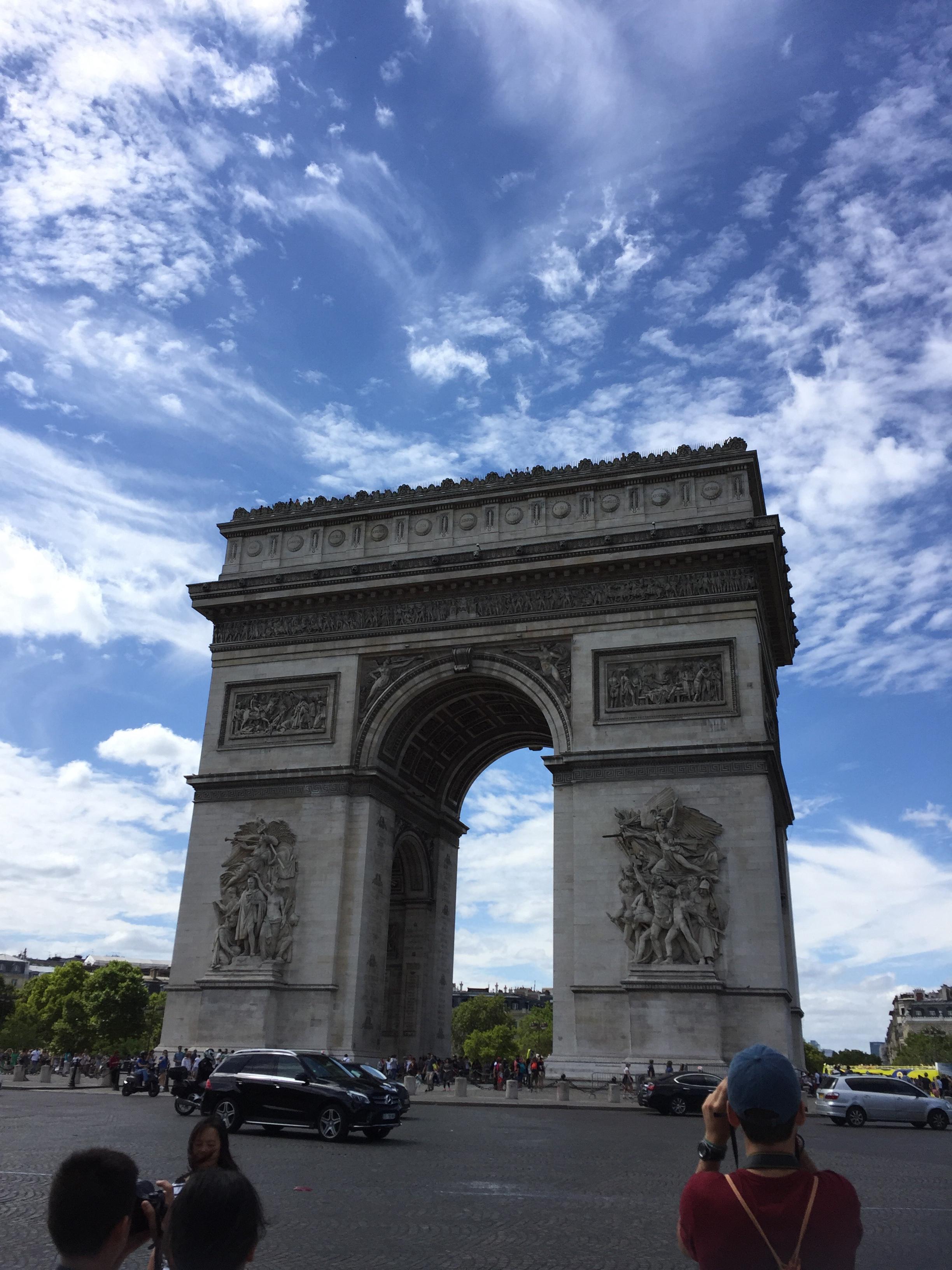 朝露可当酒 的想法: 欧洲自由行:法国凯旋门 | 98地点: br>74时间