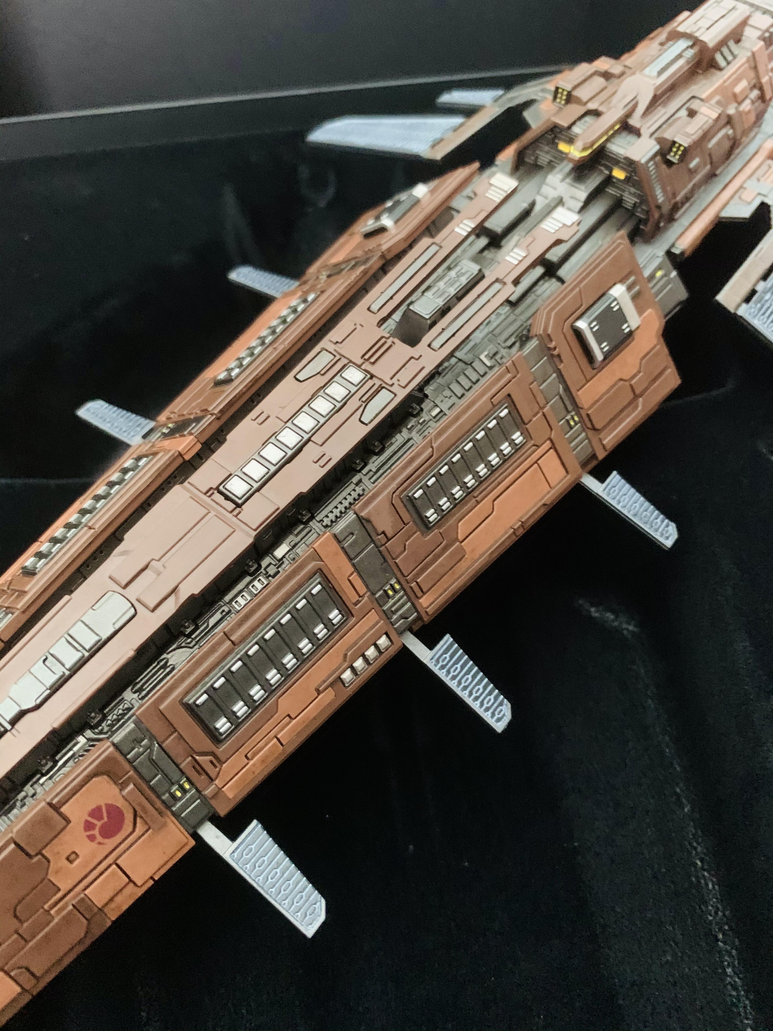 新入手的手办,eve暴风级战列巡洋舰,嘿嘿嘿,不枉我等了这么久,游戏