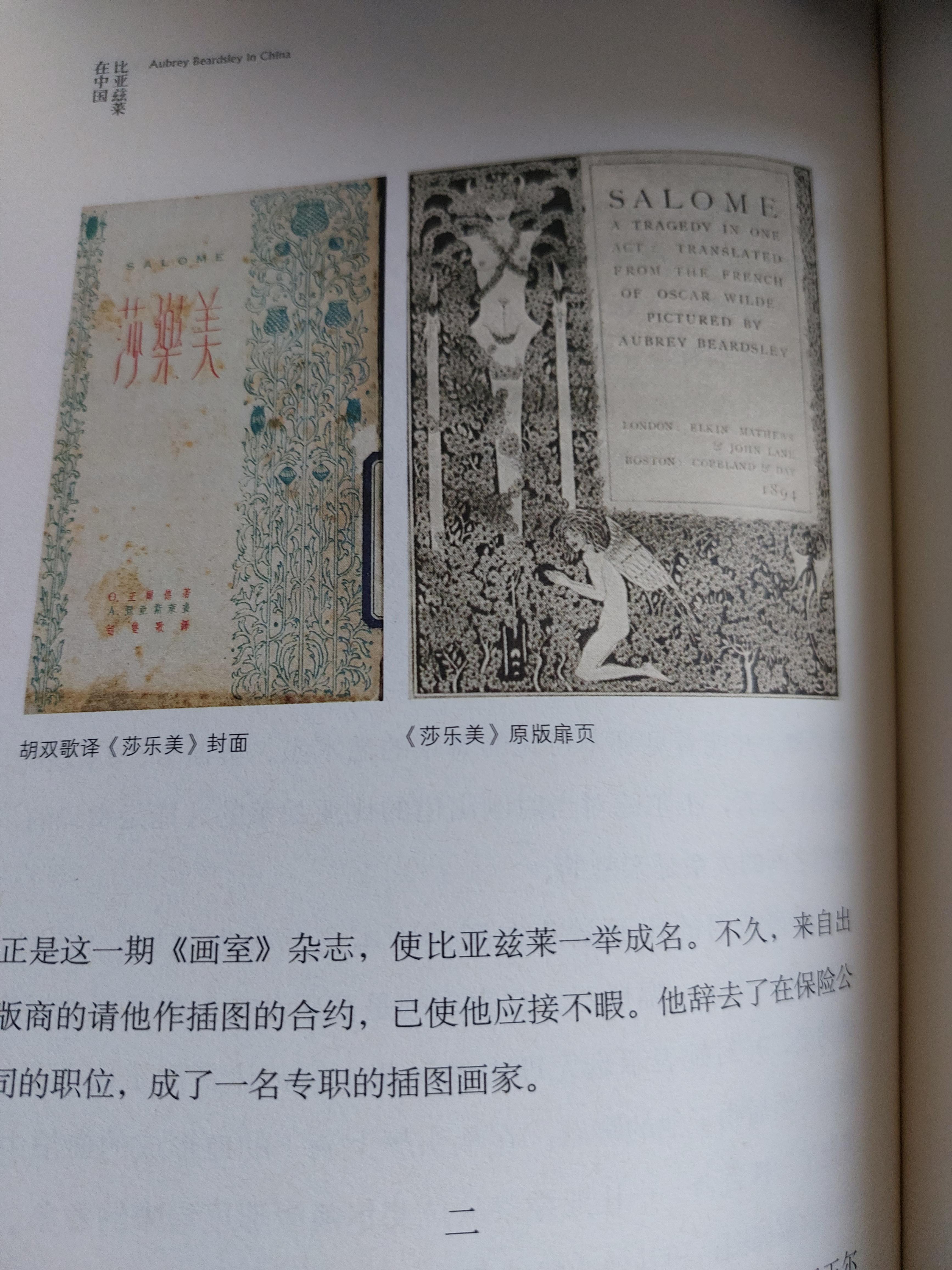 getehafen1945 的想法: 翻了翻近年买的书,有一本名叫"比亚兹莱在中国