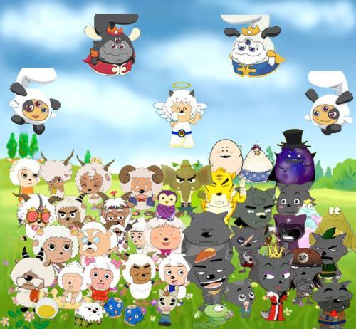 我最喜欢的动画片喜羊羊与灰太狼我小的时候第1个看的动画片就是喜羊