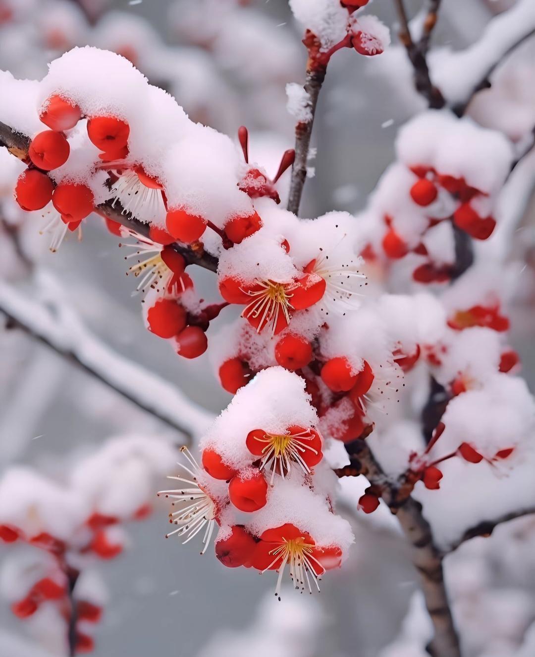 与人间浪漫 的想法  梅花满树