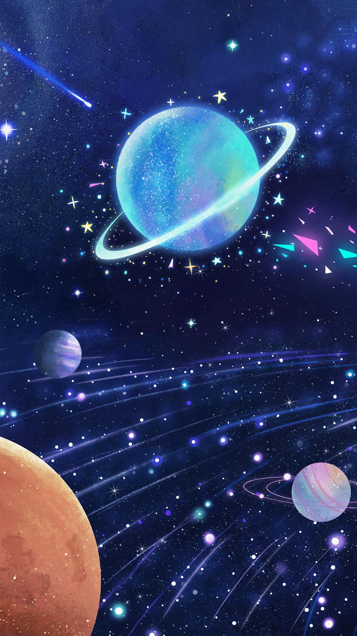 壁纸分享宇宙星空分享宝藏壁纸黑暗的宇宙也很丰富多彩走近一点也许能
