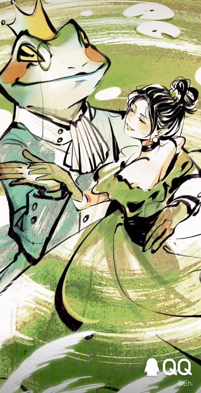 咩咩 的想法: 青蛙与公主 | 95 分享壁纸:青蛙与公主 br>95 风格