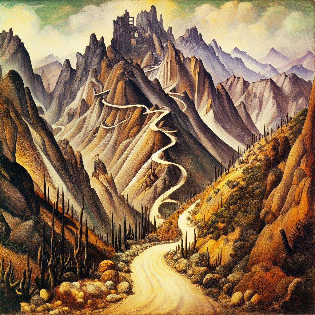 zphi 的想法: 达达主义像一条崎岖的山路,他展现出对旧有艺术传统的