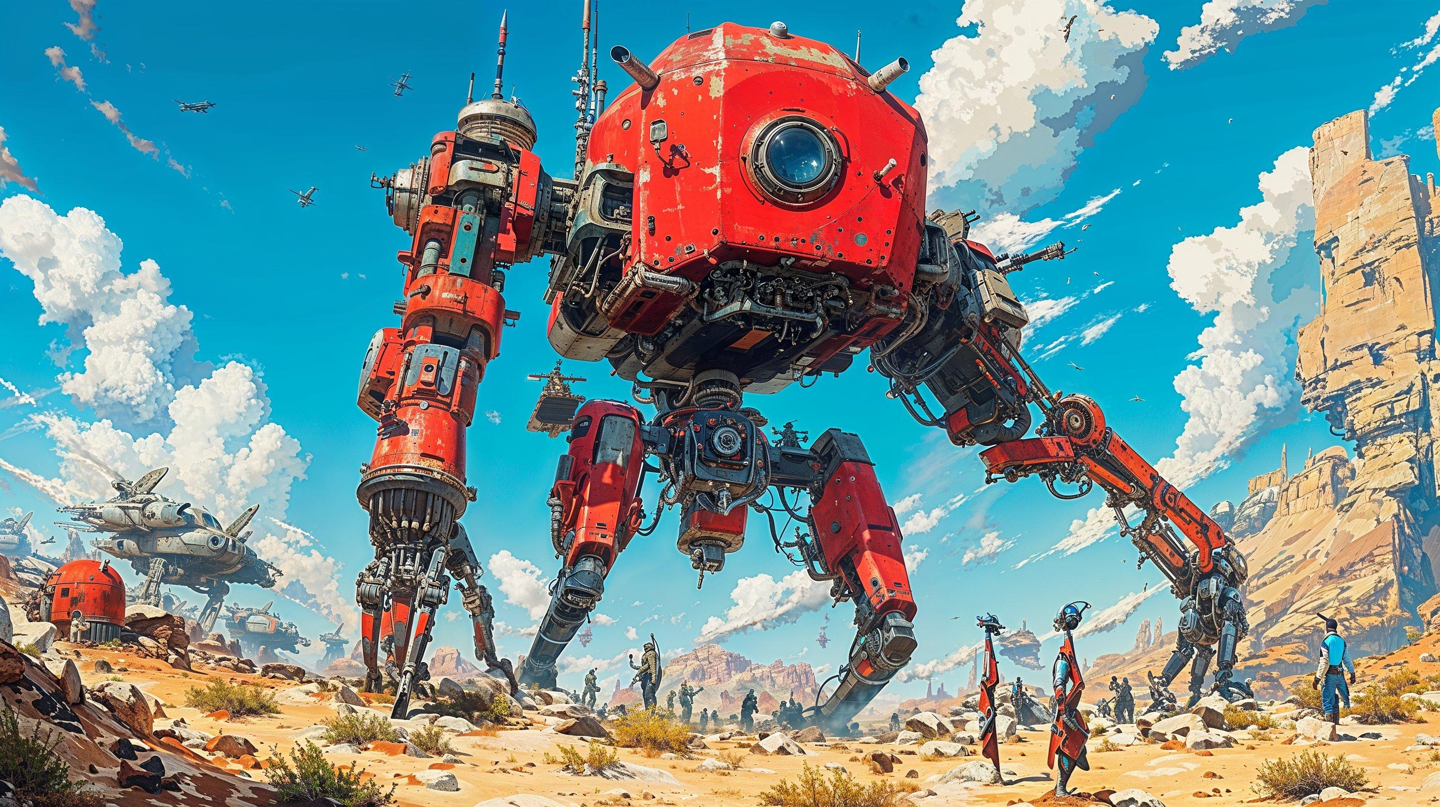 alin的作品不仅非常精致细腻,而且充满了对科幻世界的遐想,比ai的插图