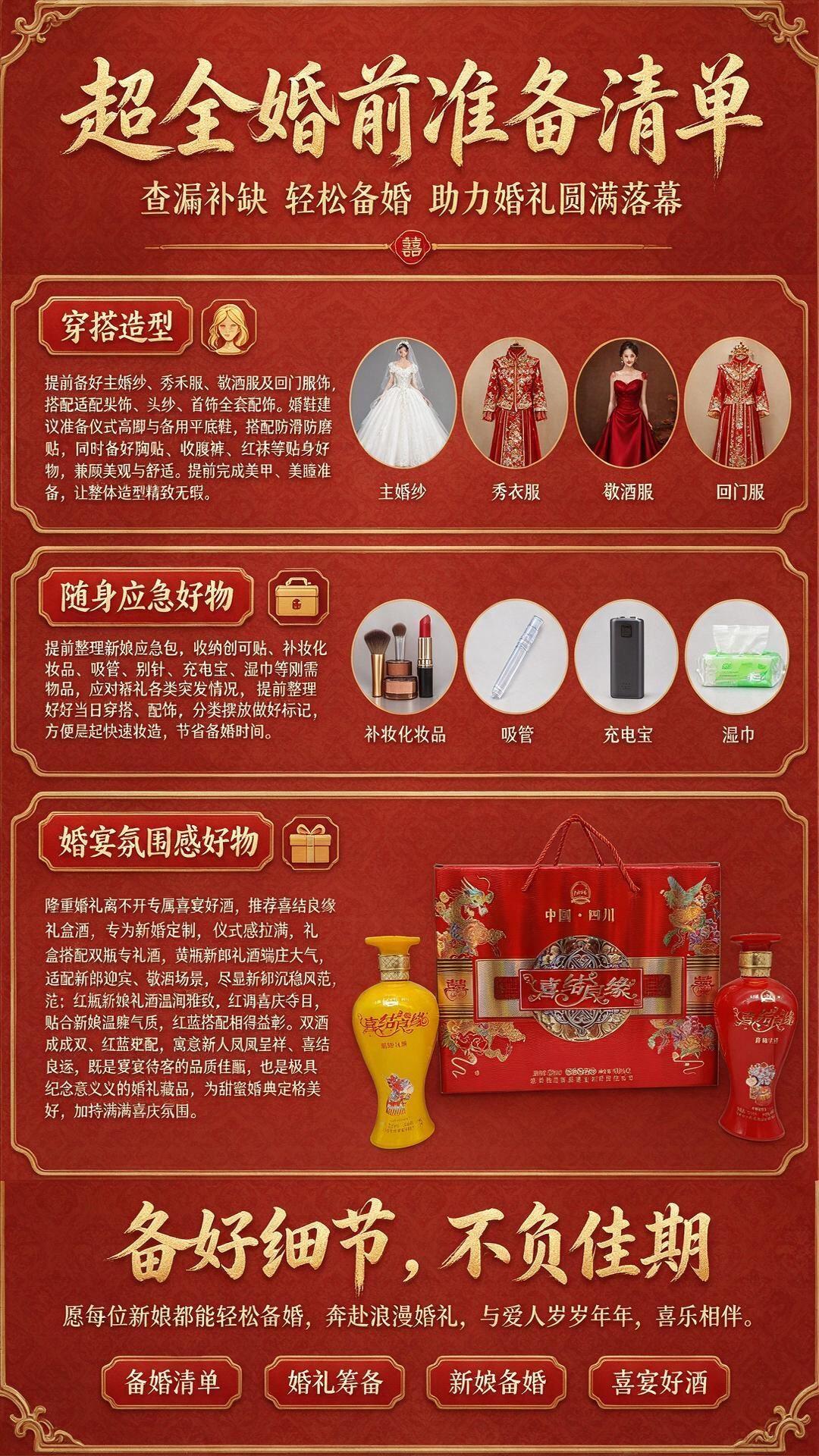 婚礼新娘备婚清单｜圆满筹备不留遗憾