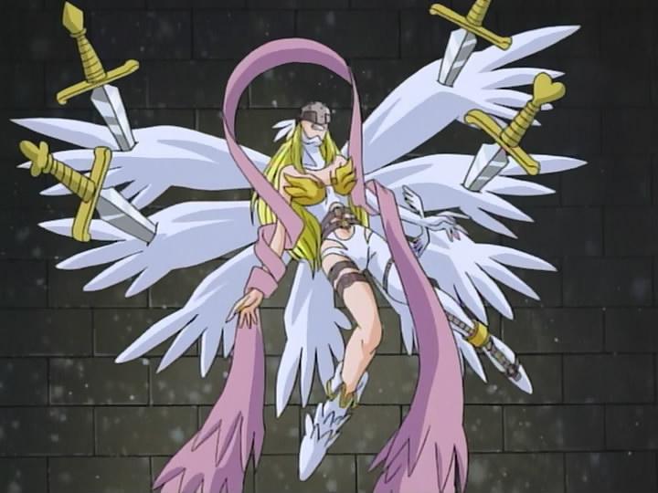 请问天使兽身体上的是什么东西是子弹吗