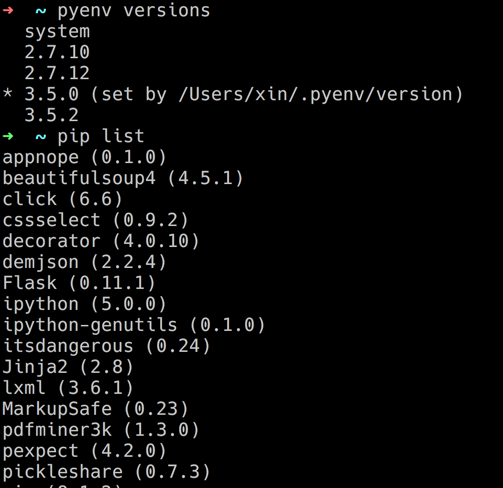 centos7使用pyenv切换python3后怎么用pip管理