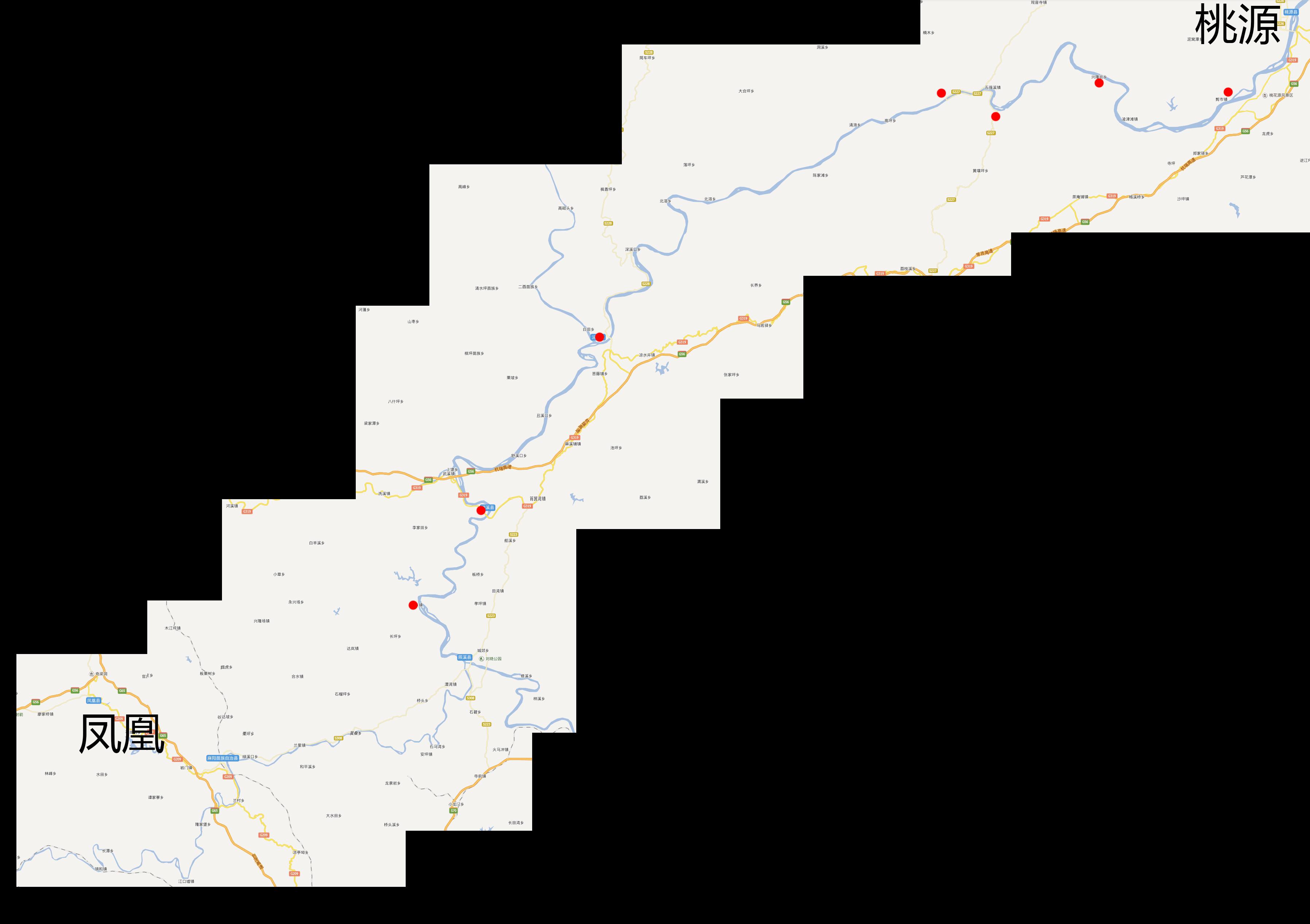 沈从文在湘行散记一书中所写的回乡之路的具体路线水路是怎样的