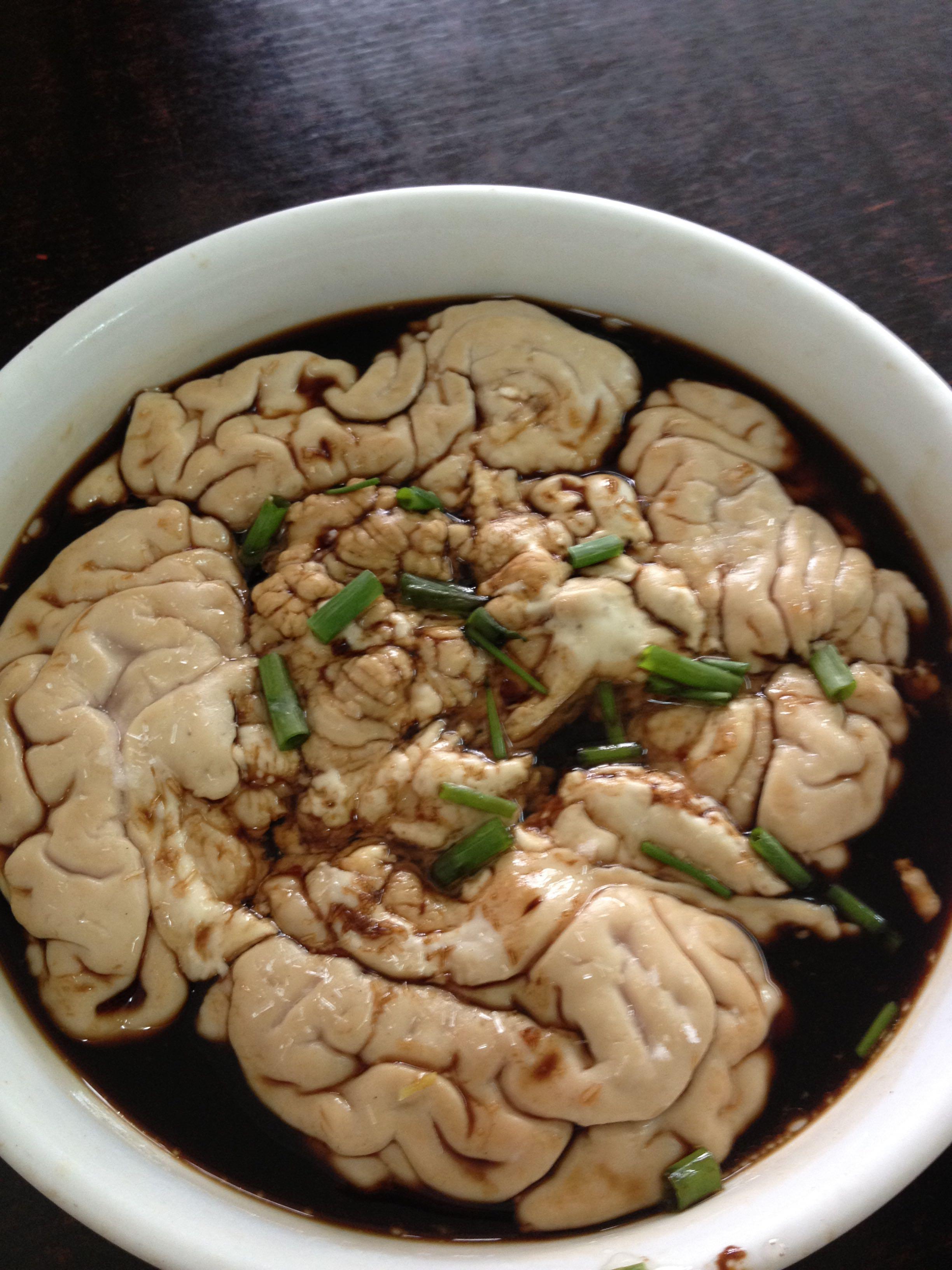 吃猪脑是怎样的一种感觉