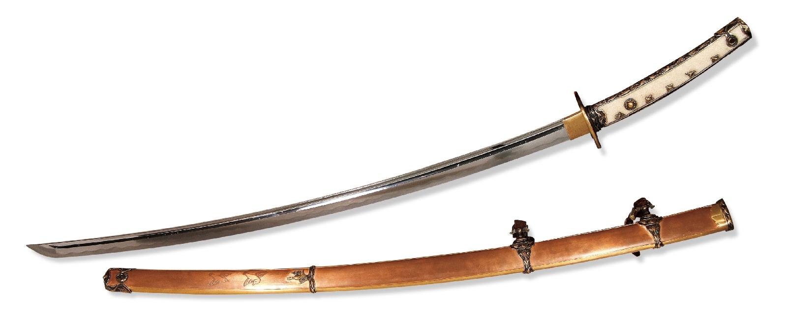 东洋刀中刀柄弯曲有什么特别的意义吗