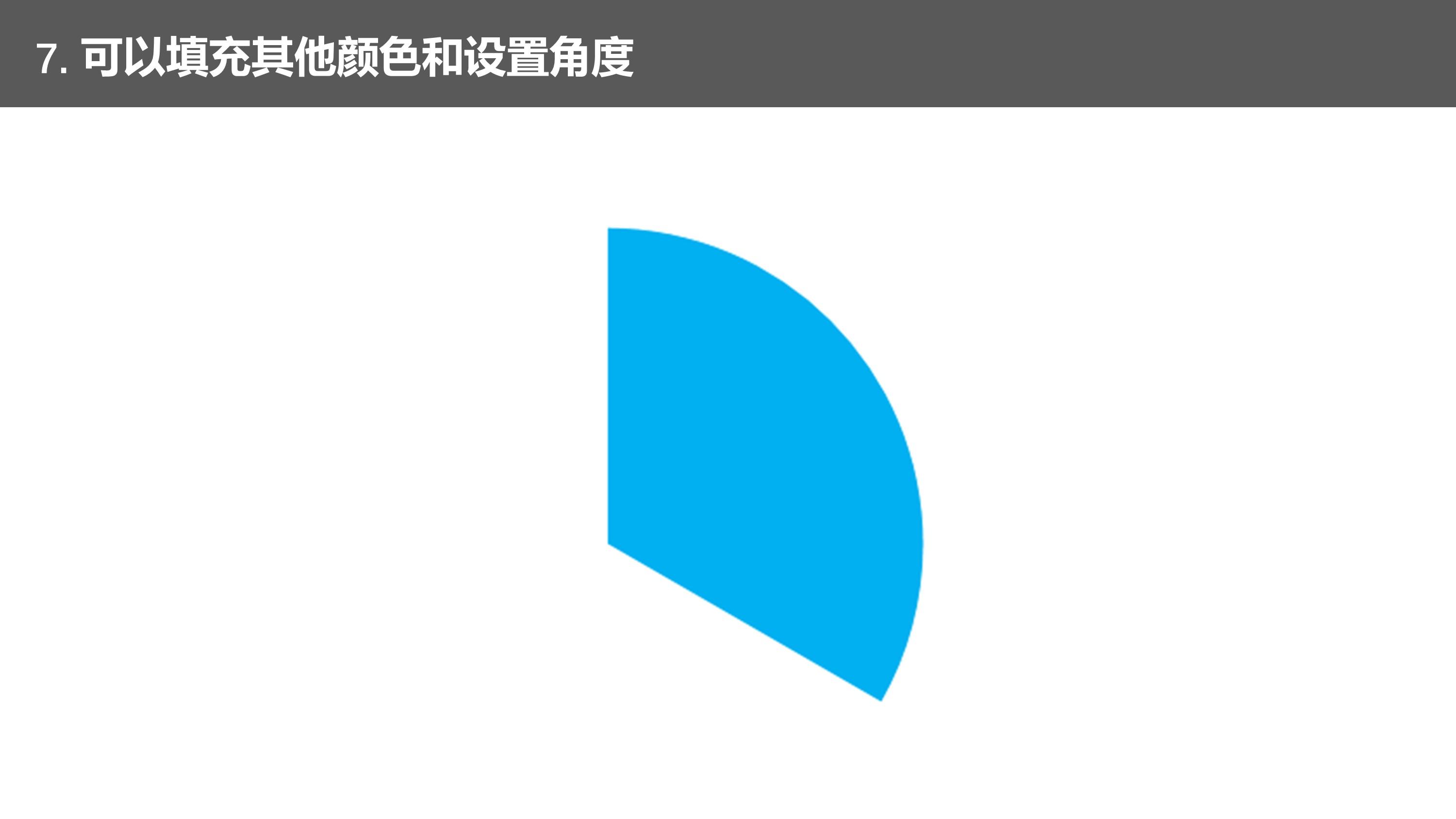 怎樣在ppt中作出固定角度的扇形比如120度或者20度