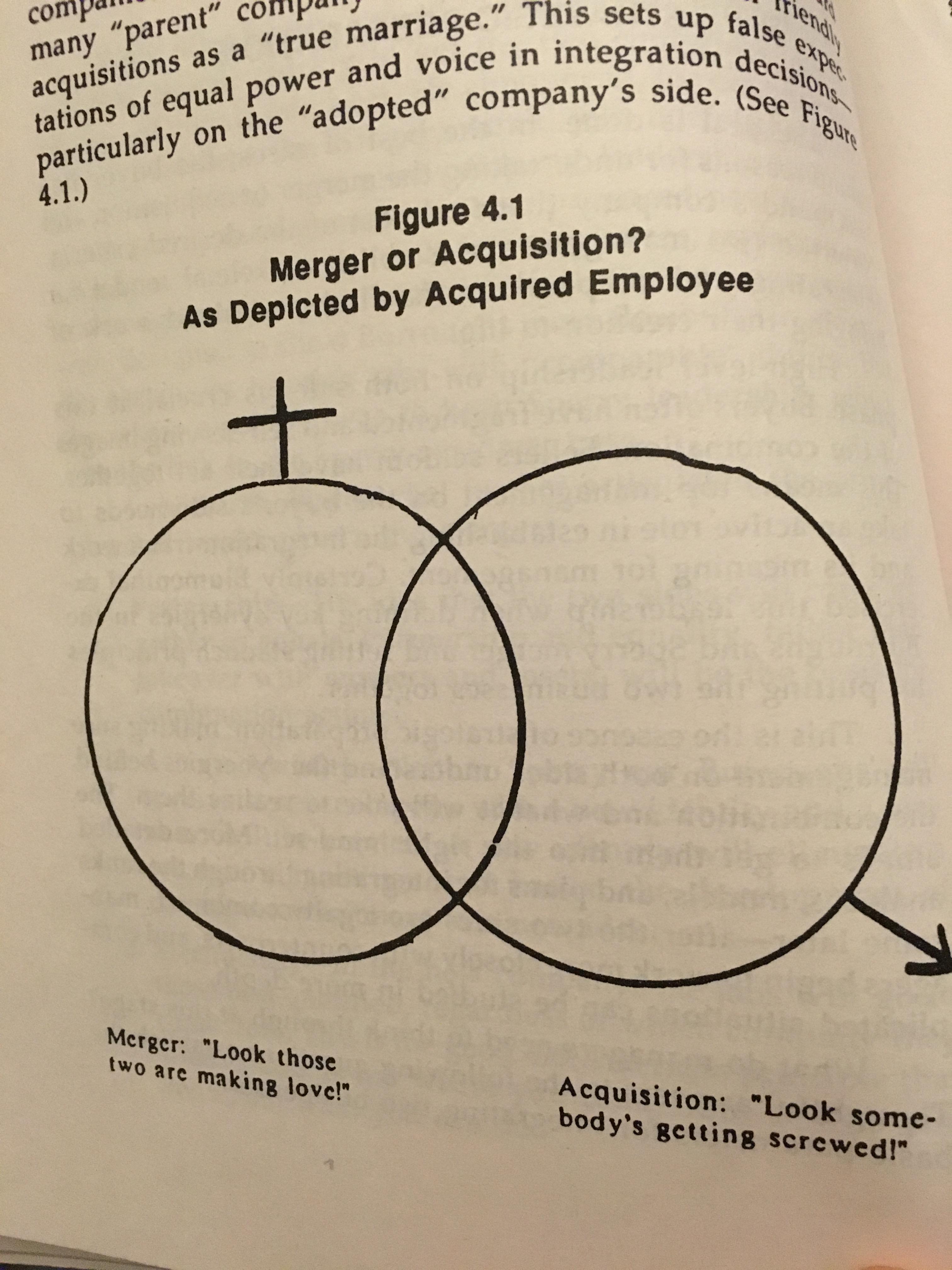 when companies merger and acquire, it is a lot like falling in