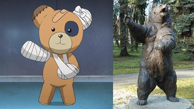 迎客博科与沃伊泰克雕像水岛 那辆小熊游乐车坐上去很开心啊.