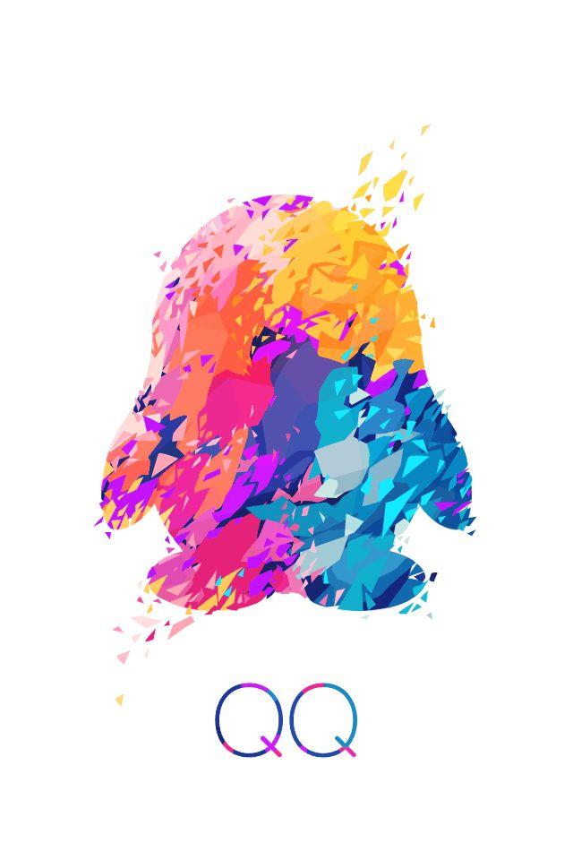 qq登录后出现的彩色企鹅界面的设计理念是