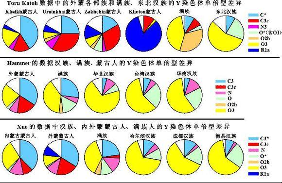 汉人覆盖中国绝大多数地域,这种移动不仅是文化的移动,更是y染色体的