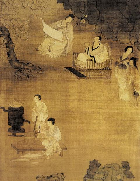 明 崔子忠 『杏园宴集图』