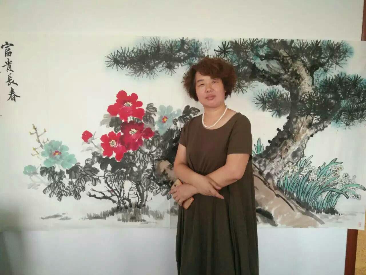 王芳写意牡丹欣赏