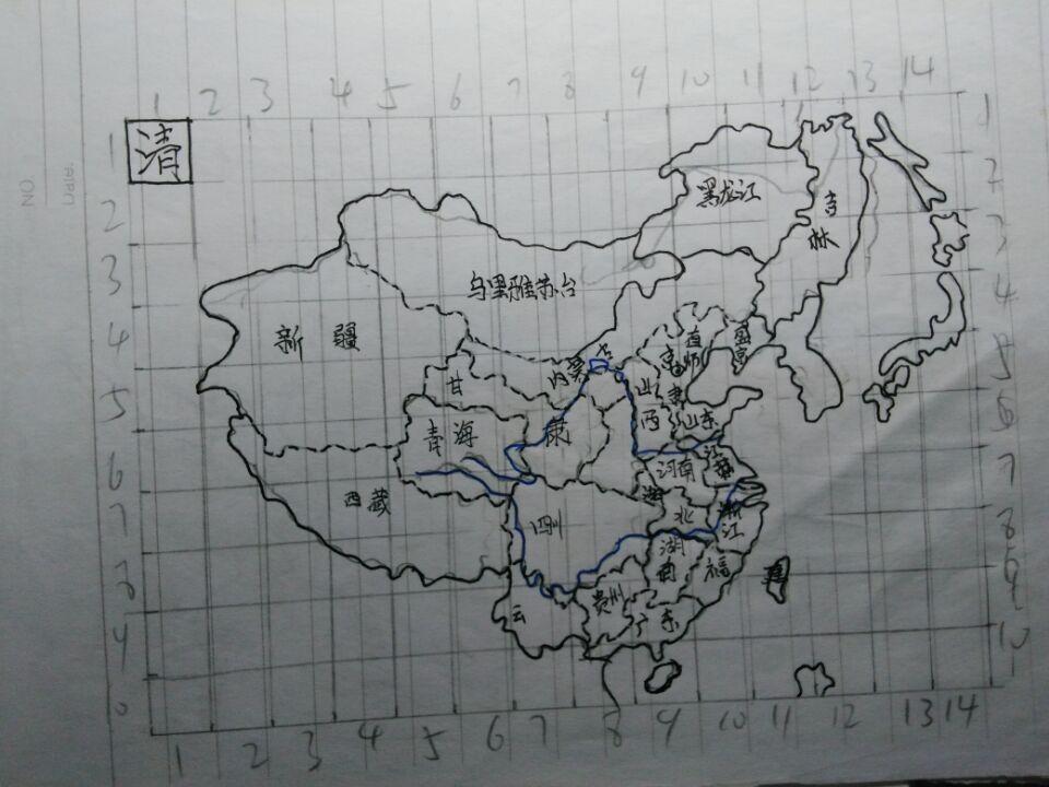 怎么练习画中国地图