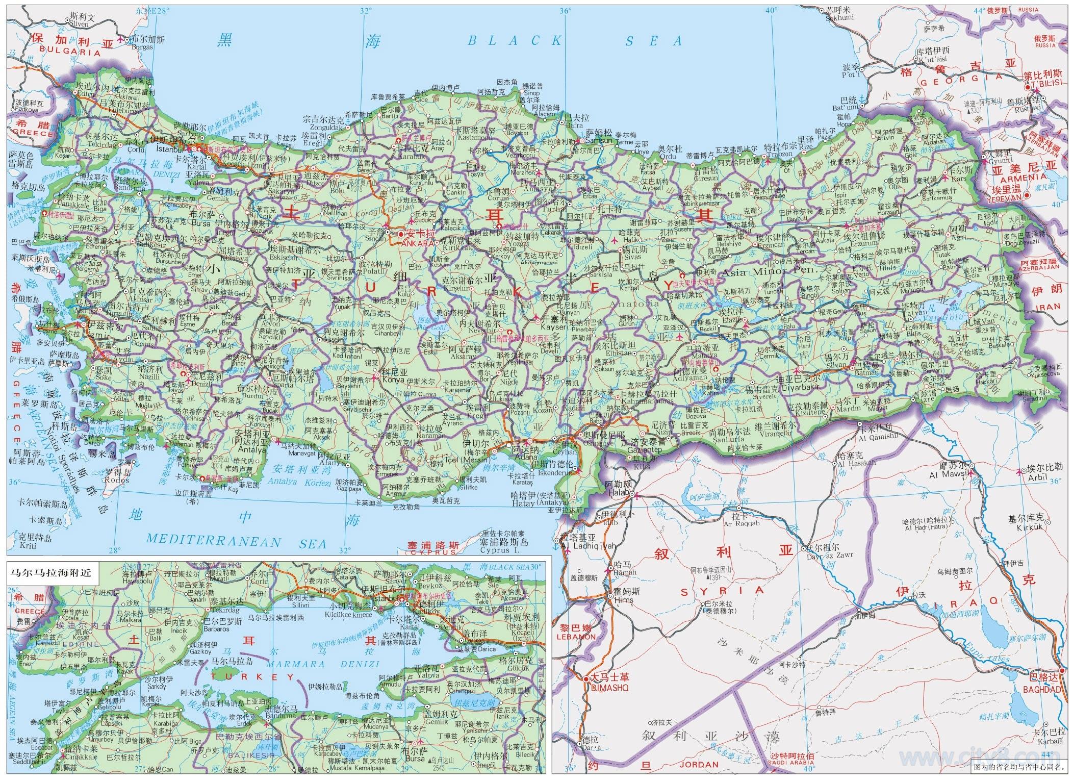 土耳其地图窝图片