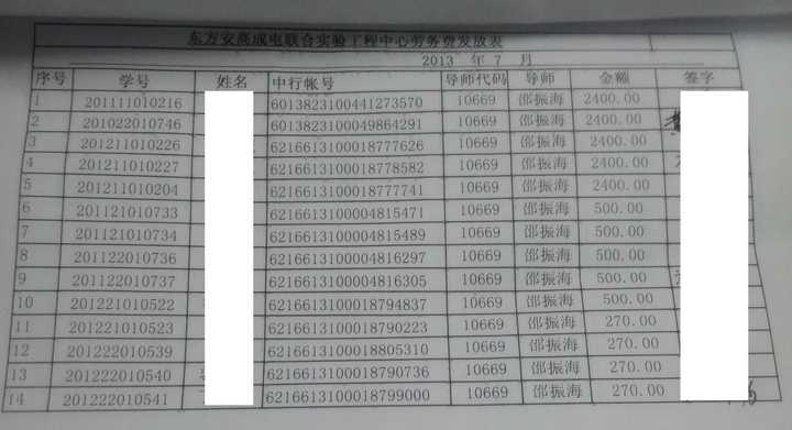 记录。14年4月起，所有学生甚至都没有收到一分国家补助，全被他克扣了！以下正文-----------