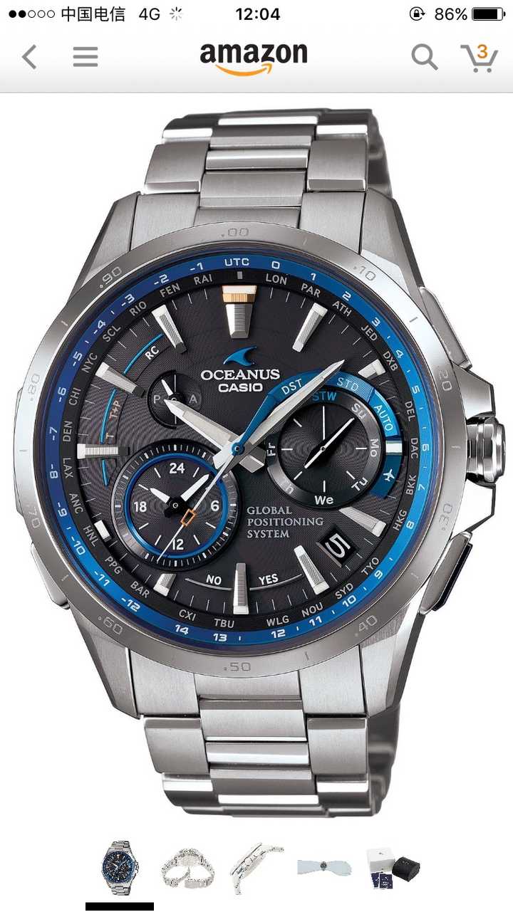 想买只电波表,预算5000左右.求详细介绍?