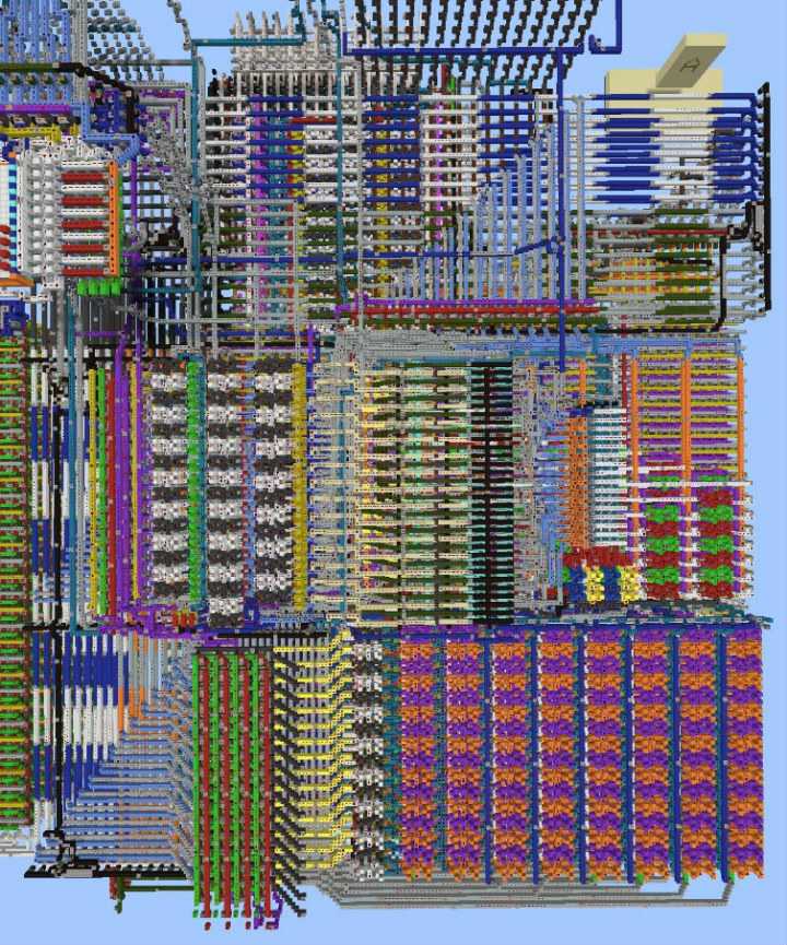 在minecraft 里用红石制造计算机 该计算机是否可以玩minecraft 知乎 在minecraft 里用红石制造计算机 该计算机是否可以玩minecraft 知乎