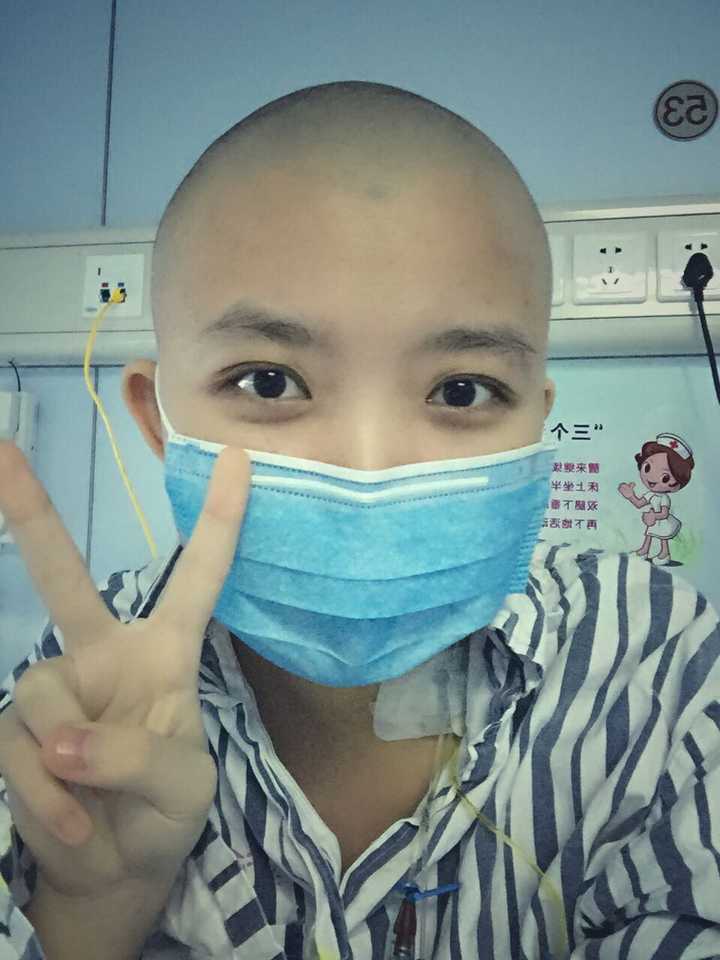 要知道我的长发是用来婚礼的时候做好看造型的哼～ 可是剃光头的时候