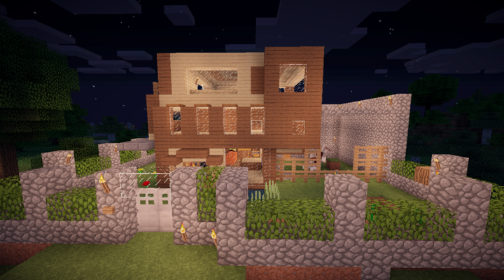 在minecraft 生存模式下建造大房子是一种什么样的体验 星甲的回答