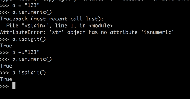 python中字符串方法isnumeric()和isdigit()的区别是什么? - 知乎