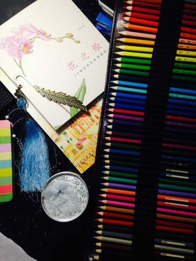 帮我买了这么漂亮的水溶性彩铅！然后慢慢进阶到水粉…真诚求指点求轻喷