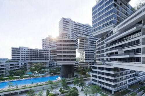 oma前合伙人奥雷舍人的新加坡交织大楼(the interlace) 图片来自吐珑