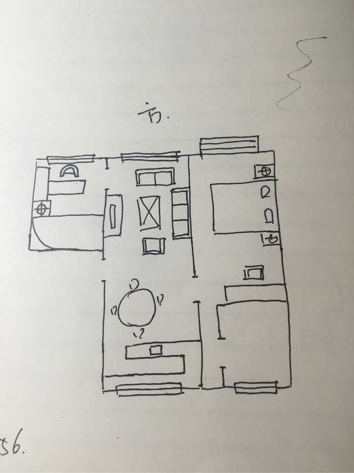 小别离中三家的户型怎么样