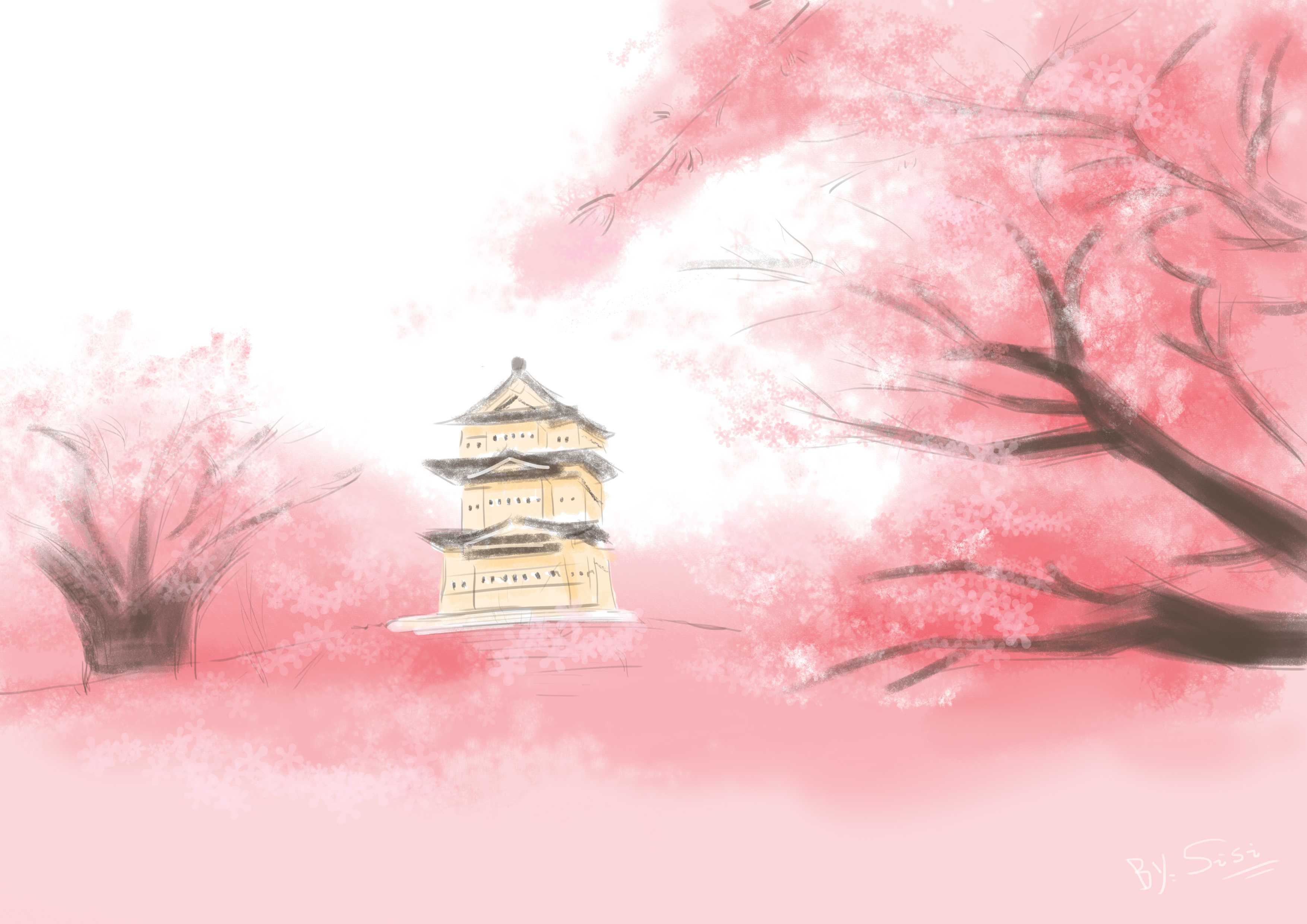 日本:樱花 日本被称为樱之国度,民间对樱花的迷恋程