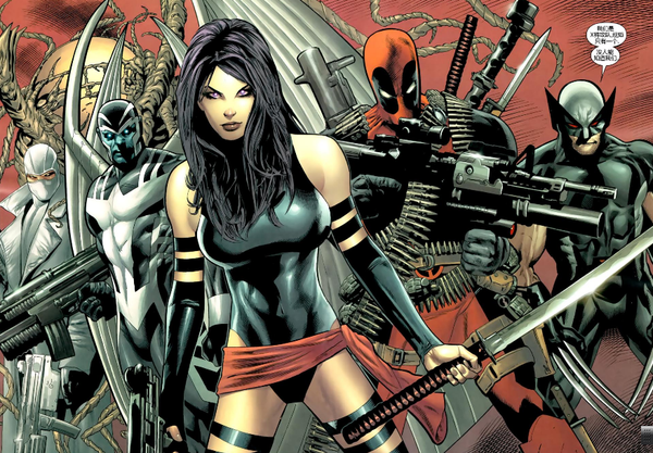 m家里,变种人秘客伊尔亚娜有她著名的灵魂剑(她的冤家小精灵也算有个