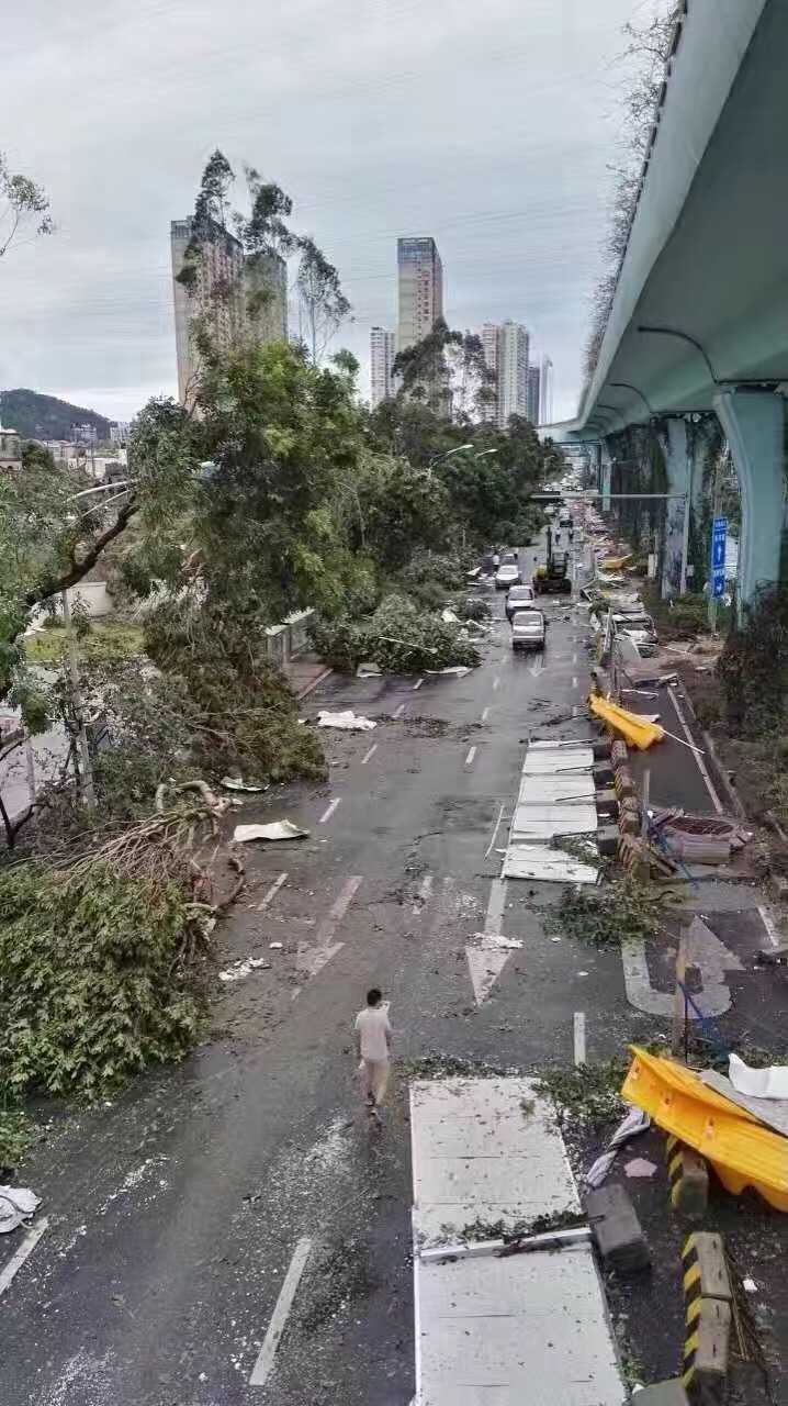 经历强台风「莫兰蒂」是怎样一种体验?