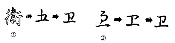 简化字 卫 是怎么来的 知乎