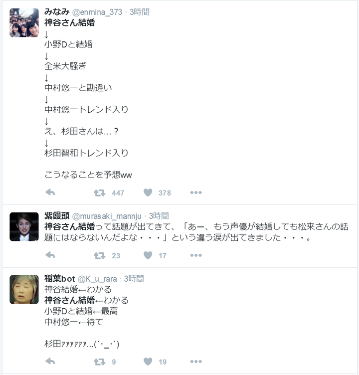 如何评价神谷浩史结婚被曝光 知乎 如何评价神谷浩史结婚被曝光 知乎