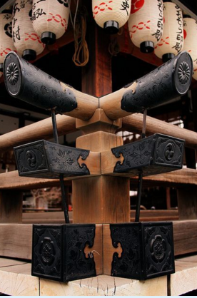 中国称为【寻杖绞角造】营造法式第八卷 在对刎高栏进行解释的词条里