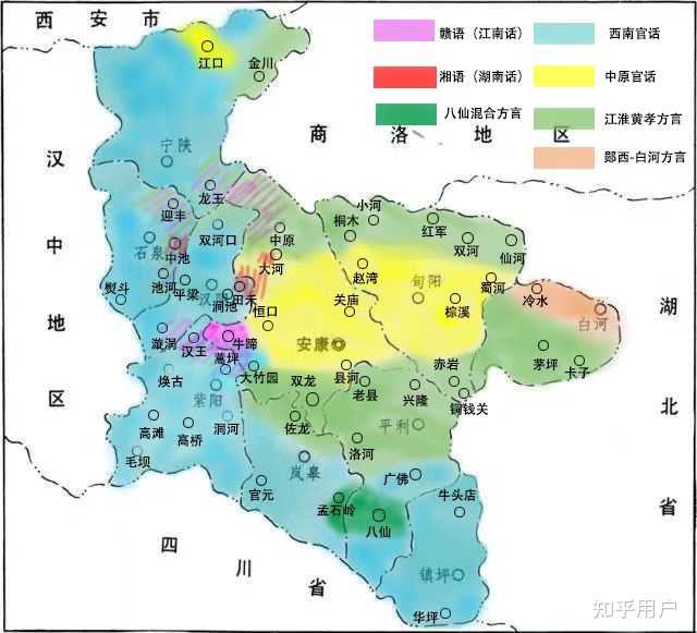 很多人都说陕南方言和四川话很接近，为什么《中国语言地图集》里面把陕南大部分地区也划为中原官话区？ - 知乎